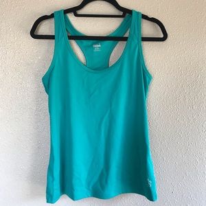 Old Navy Active Razorback Tank, L (Teal)